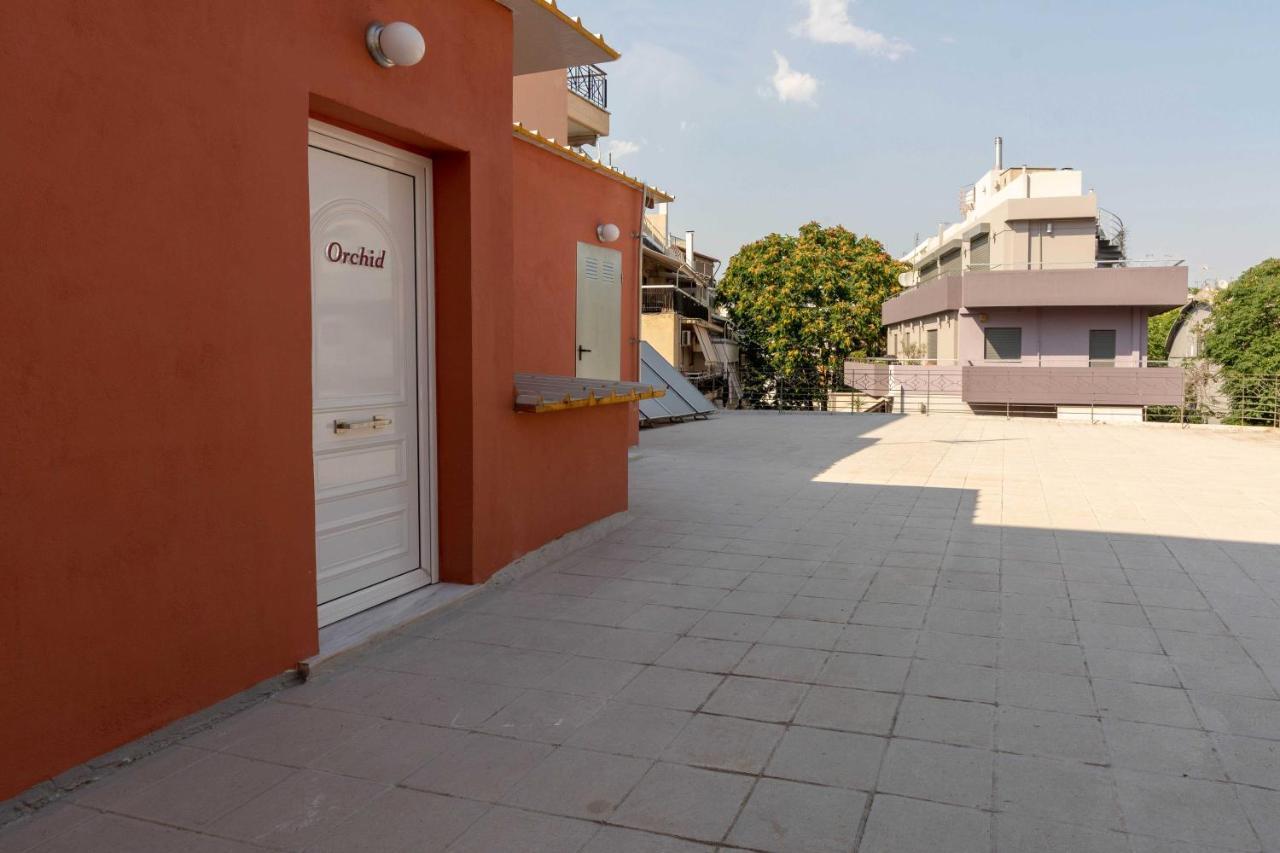Orchid Athens Over Rooftop Studio Appartamento Esterno foto